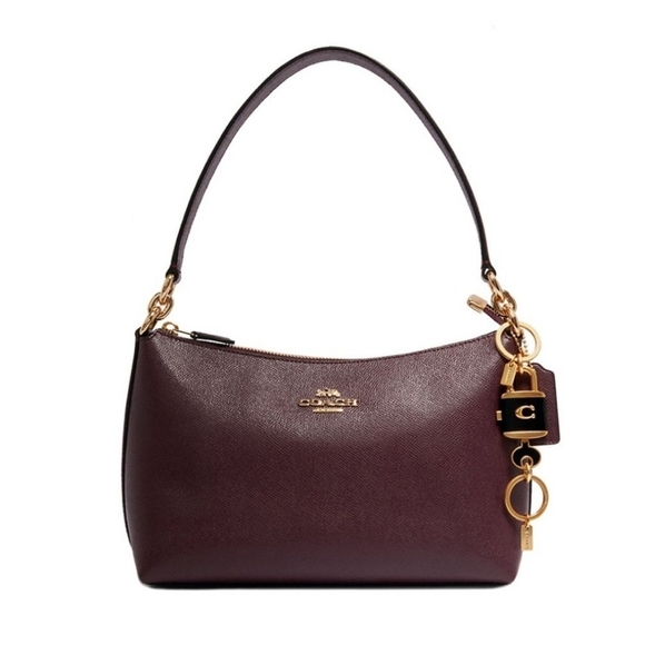 NWT Coach Padlock and Key Charm Keychain 2 Pcs Keychain + Pouch - Picture 5 of 6